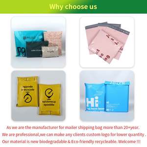 Biodegradable Ldpe Bule Custom logo Express Shipping Bag Strong Self Adhesive Sealing Pe Plastic <b>Mailer</b> Bag 10x13 Inch - Product Image 6