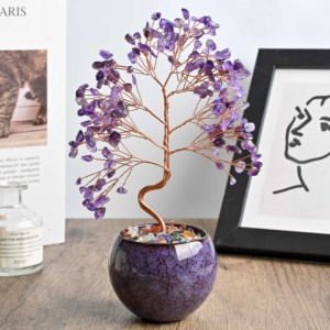 Làm Bằng Tay Tự Nhiên Đá Pha Lê Tiền Cây Chakra Chữa Bệnh Cây May Mắn Cho Trang Trí Độc Đáo Khác Pha Lê Hàng Thủ Công Sản Phẩm - Product Image 4