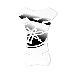 3D Racing Logo Tank Pad Sticker Clear R6 Turning Tool - Product Image 1