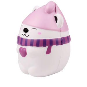 Eco-friendly Custom <b>Cute</b> Kawaii Squishy Polar <b>Bear</b> Toy - Product Image 3