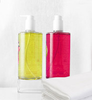 Bouteilles de lotion cosmétique vides en PET écologiques de 100/200/300/400 ml avec bouchon à vis et pompe à pression pour conditionneur cutané