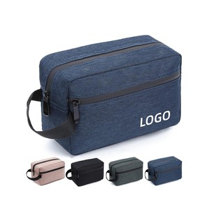 Nhãn hiệu riêng sang trọng vệ sinh cá nhân trang điểm Pouch bút chì trường hợp người đàn ông đi du lịch tạo nên biểu tượng tùy chỉnh không thấm nước Nylon vải Túi mỹ phẩm - Product Image 6