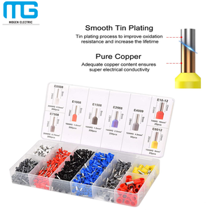 <span class=keywords><strong>Kit</strong></span> de Herramientas para Crimpar Terminales con 1200 Terminales de Cable Aislados - Product Image 2