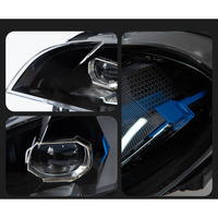 Conjunto de faros delanteros LED de doble haz con lente DRL y señal de giro secuencial e70 para X5 E70 2007-2015, actualización de faros.