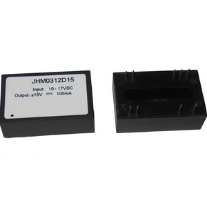 JHM0312D15 3W DC-DC โมดูลจ่ายไฟแบบแยกส่วน 12V อินพุต ±15V เอาต์พุต 100mA ตัวแปลงแบบแยกส่วน - Product Image 1