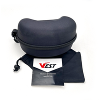 Vente en gros grand étui rigide pour lunettes de sport personnalisé sac à fermeture éclair boîte EVA étui à lunettes de ski snowboard neige