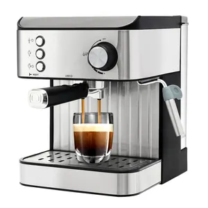 Cafetera espresso de 15 bares Cafetera espresso de 220V o 110V con Espumador de leche capuchino latte