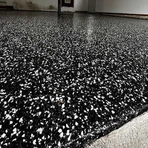 <b>Yellow</b> and Black Best Epoxy Flake Color Epoxy Floor Coating Flakes for Sale - Product Image 4