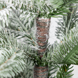 Snowy Flocked 6ft Artificial <b>Pine</b> Tree - Co-Arts White Christmas Decoration - Product Image 3