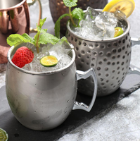 Nouveauté : Tasses à bière Moscow Mule en cuivre, tasse à bière en cuivre antique martelé, tasse Moscow Mule pour la bière
