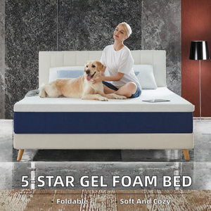 Colchón de Espuma Viscoelástica Plegable de Alta Calidad para Hotel 5 Estrellas, Firmeza Suave y Confortable, Tamaños King y Queen, Enrollado y Comprimido para el Hogar - Product Image 2