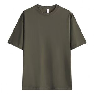 High Quality Unisex Blank <b>White</b> <b>Round</b> <b>Neck</b> Heavyweight Oversized Cotton <b>T</b> <b>Shirt</b> for Custom Logo Printing - Product Image 4