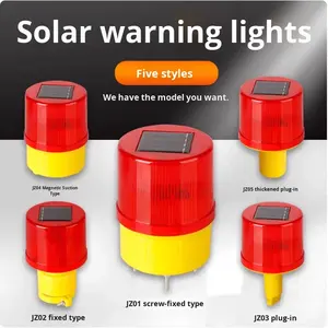 Luz de Advertencia Solar con Sonido del Fabricante, Luz de Señalización de Seguridad Vial, Linterna de Construcción Nocturna, Luz Estroboscópica LED - Product Image 3