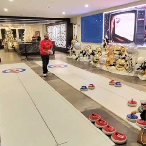 Pista de Curling Inflable para Interiores y Exteriores, Juego de Curling, Pista de Hielo Móvil, Tapete Deportivo para Eventos, Entrenamiento, Área de Juegos Interior - Product Image 5