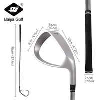 Club d'entraînement au swing de golf, entraîneur de swing, grattoir de gazon de golf idéal pour les débutants pour s'entraîner et réaliser des coups plus précis.