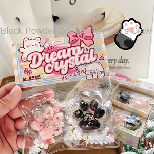 ของเล่นบีบลดความเครียดรูปอุ้งเท้าแมวสีดำแบบคู่ ขายส่ง - Product Image 3