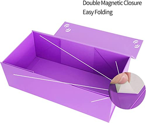Boîte pliante en papier magnétique de luxe avec logo personnalisé, design élégant, boîte rigide en carton pliable pour robe de mariée ou vin - Product Image 5