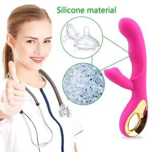 Vibrador Coelho em Promoção, Estimulador Automático Telescópico para Ponto G e Clitóris, Brinquedos Sexuais para Mulheres Adultas - Product Image 3