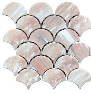 Mosaicos de Mármol Rosa Noruego — Mosaico de Mármol, Mosaico - Product Image 2