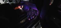 Tapis de sol universel pour voiture avec fibre optique personnalisée Starlight, antidérapant, tapis de pied auto