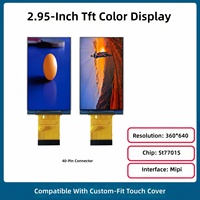 Module LCD TFT BOE 2,95 pouces 360*640 40 broches Interface MCU Écran LCD couleur HD IPS Pilote ST7701S Rétroéclairage LED WSD 400