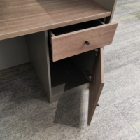 Foshan Usine Nouveau Style Bureau En Bois Mélamine Laminé Poste De Travail Gestionnaire De Table Personnel Table D'ordinateur Bureau