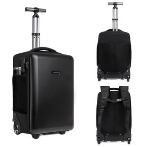 Sac à roulettes de haute qualité pour les voyages, sac à roulettes <span class=keywords><strong>d</strong></span>écontracté à coque rigide, sac à dos de sport <span class=keywords><strong>d</strong></span>écontracté avec <span class=keywords><strong>grande</strong></span> <span class=keywords><strong>roue</strong></span>, sac à dos pour ordinateur portable - Product Image 2