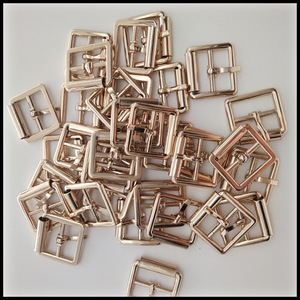 Hebilla de barra metálica de 22 mm x 20 mm, duradera, para zapatos, ropa, bolsos, accesorio de ferretería - Product Image 3