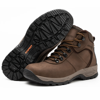 Bottes de sécurité AIMVVSEC confortables, respirantes, imperméables, avec empeigne en cuir et doublure en mesh, pour la randonnée, la marche, le travail, l'escalade, unisexe