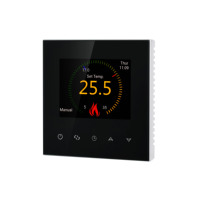 Diseño moderno Smart Home WiFi Termostato Controlador de temperatura digital para sistema de calefacción de piso PC ABS 230V para habitaciones de hoteles