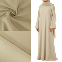 Tissu durable en sergé tissé teint en fil, 30 % polyester, 70 % coton, pour uniformes de bénévoles de mosquées saoudiennes