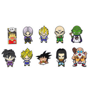 <span class=keywords><strong>77</strong></span> diseños lindo Anime Logo insignia sombrero tela bolsa broche dibujos animados Dragoned Ball Goku <span class=keywords><strong>Vegeta</strong></span> Metal esmalte Collar broche pines - Product Image 2