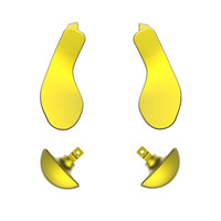 Pièces de rechange pour manette PS5 Edge, boutons arrière pour manettes PS5 Elite, accessoires de jeu