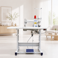 Machine à coudre industrielle à point noué à aiguille simple haute vitesse Jukky 8700, état neuf, pour la couture de tissus vestimentaires