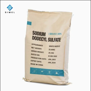 Sodium lauryl sulfate (SLS) de qualité cosmétique supérieure, 99 %, poudre aiguilleuse, CAS 151-21-3, utilisé pour les détergents cosmétiques et les shampooings. - Product Image 5