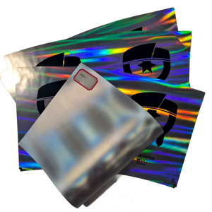 Étiquette d'injection personnalisée 50m BOPP holographique IML durable, résistante à l'huile, écologique, finition métallique, résistante aux rayures, pour huile d'olive et snacks - Product Image 3