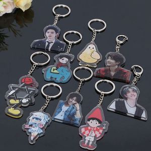 Custom No-Minimum Die-Cut Acrylic Keychain Cheap Free Logo Design Metal Plastic Anime Cartoon Style Key Holder Alloy <b>Material</b> - Product Image 2