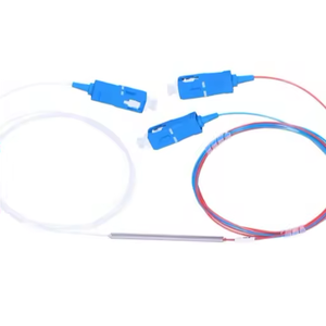 プレミアム光ファイバー機器1*2-0.9mm SC/UPC、1/1.5mファイバー長、光スプリッターカプラーを備えたミニ鋼管FBTスプリッター - Product Image 5