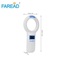 Lector de Microchip RFID FDXB de 134.2kHz, Portátil, 1000 Registros, Escáner de Etiquetas de Oreja para Animales, Escáner de Chips para Mascotas, para Identificación de Perros y Gatos