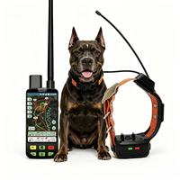 Collier de suivi pour chien de qualité militaire, édition chasse : double antenne (GPS/VHF) + balise LED pour la chasse nocturne et autonomie de 28 heures