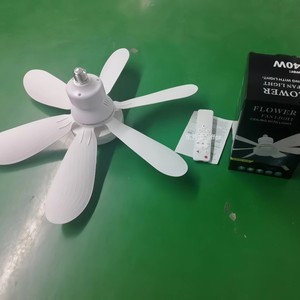 Led <b>Ceiling</b> Fan With <b>Light</b> 32 48 Inches Ac Motor <b>Remote</b> <b>Control</b> Flush Mount Plastic Body For Bedroom - Product Image 3