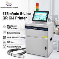 Impresora CIJ Táctil IPS-C240 de 10.1 Pulgadas, Solución de Código QR Variable de 5 Líneas para Líneas de Empaquetado Multiindustriales