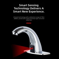 Robinet de lavabo de salle de bain automatique intelligent infrarouge sans contact moderne Torneira Banheiro