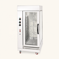 Four à rôtir électrique commercial pour poulet, en acier inoxydable, rôtissoire automatique pour poulet pour restaurant