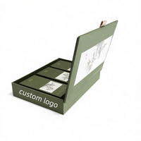 Scatola Rigida Portatile Personalizzata per Set Regalo con Chiusura Magnetica, Rivestimento in Spugna, Lussuosa Confezione in Carta con Coperchio Ribaltabile e Design a Scomparti