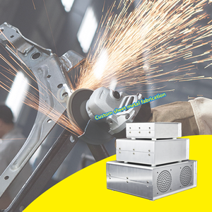 Pièces métalliques personnalisées de haute qualité Boîtiers de pièces métalliques Revêtement en poudre Traitement de surface Pièces de fabrication de tôle découpées au laser - Product Image 2