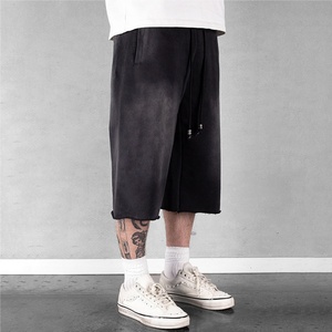Pantalones Cortos de Hombre de Felpa Francesa de Algodón de 400 g/m², de Secado Rápido, con Estructura y Caída, Venta al por Mayor, Fabricante Personalizado - Product Image 2