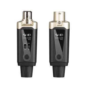 Không dây Microphone hệ thống XLR mic chuyển đổi Adapter depusheng ma5 UHF tự động thiết lập máy phát cho condenser năng động Mic