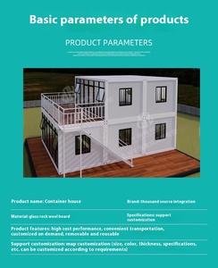 20ft thoáng khí đúc sẵn Di động container văn phòng xây dựng có thể tháo rời nhà cửa hàng phẳng mô-đun kho phòng ngủ hội thảo - Product Image 4