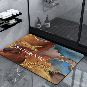 Antiscivolo morbido lavabile porta stuoie da bagno in microfibra tappeti Runner per camera da letto corridoio pavimento cucina - Product Image 3